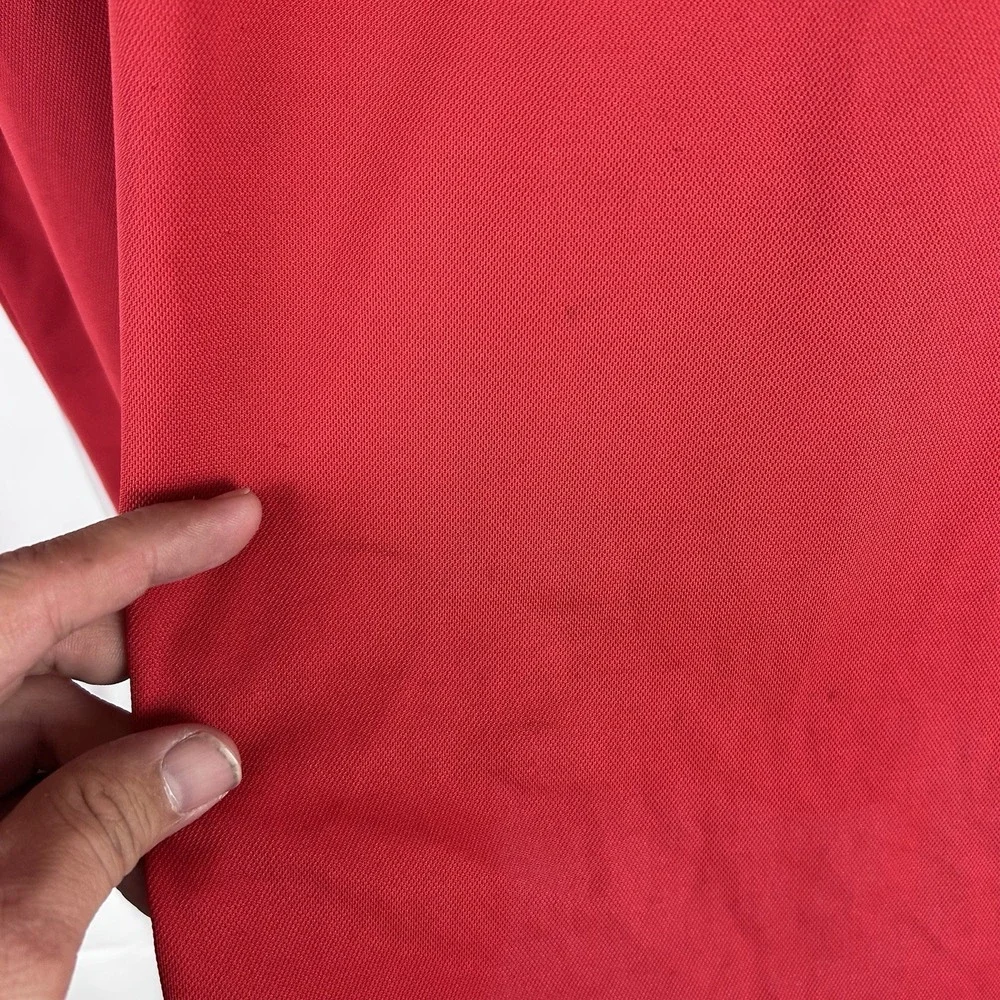 Nike Dri Fit Polo Shirt Men's XL Red Golf The Patriot Folds of‎ Honor *Flaw